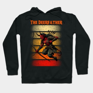 The deer father hunting devil Hoodie